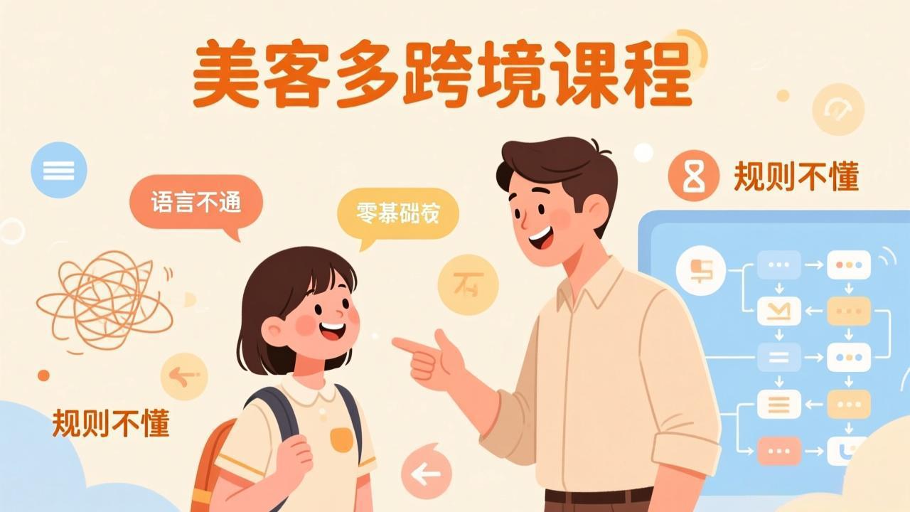 怕语言不通、怕不懂规则?零基础小白也能做的美客多跨境课,手把手带你美客多开店稳赚-桀创项目掘金社