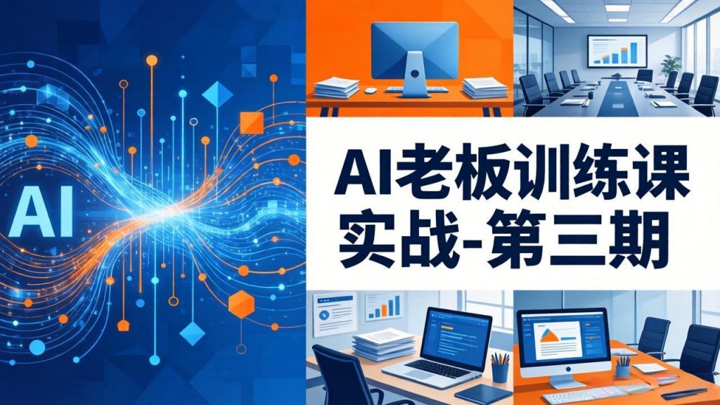 AI老板训练课实战-第三期：AI+内容应用落地教学，从0到1打通AI变现完整路径-桀创项目掘金社