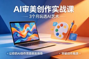 AI审美创作实战课，3个月玩透AI艺术，让你的AI创作思路脱胎换骨，突破创作瓶颈-桀创项目掘金社
