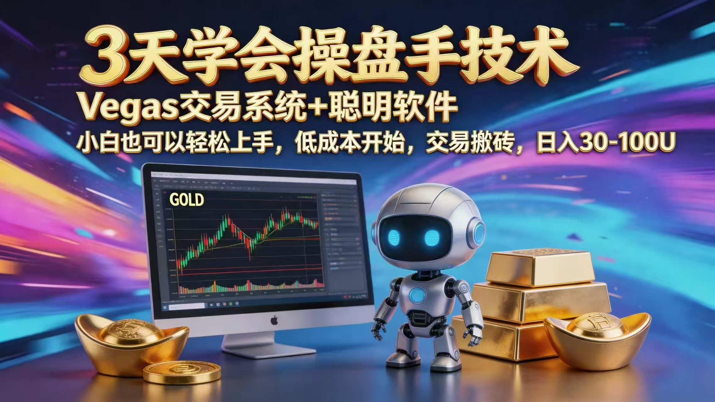 三天学会操盘手技术,vegas技术+聪明软件,小白也可以轻松上手,日入1000+-桀创项目掘金社