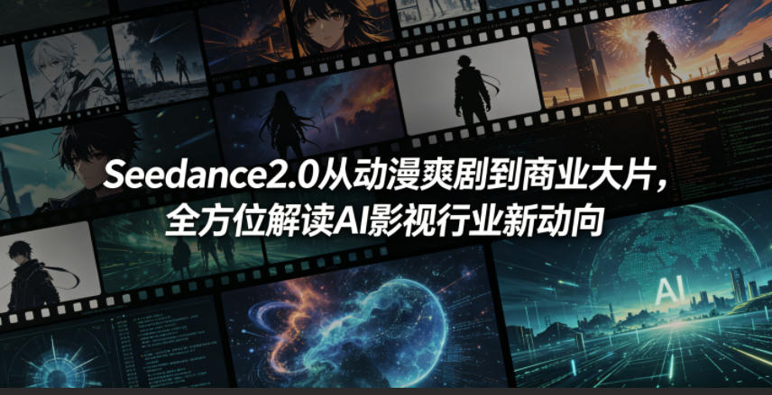 Seedance2.0从动漫爽剧到商业大片，全方位解读AI影视行业新动向-桀创项目掘金社