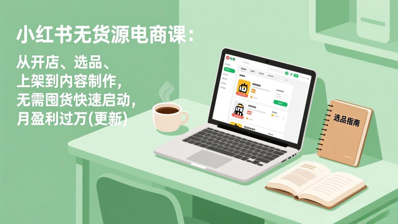 小红书无货源电商课(5月12更新-桀创项目掘金社