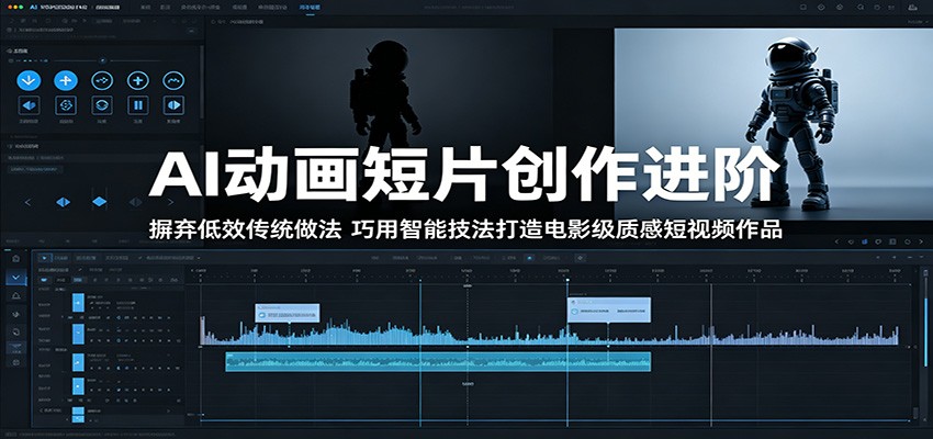AI动画短片创作进阶:摒弃低效传统做法,巧用智能技法打造电影级质感短视频作品-桀创项目掘金社