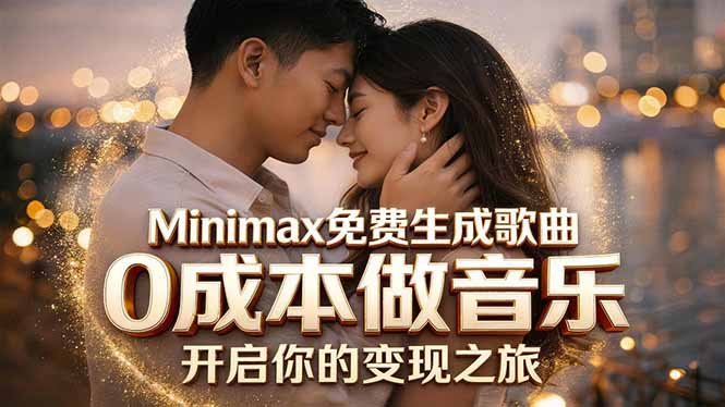Minimax免费生成歌曲实测！0成本做音乐，说唱流行Lofi一键生成-桀创项目掘金社