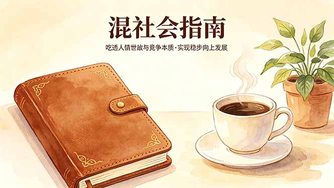 付费文章：混社会指南，吃透人情世故与竞争本质，实现稳步向上发展-桀创项目掘金社