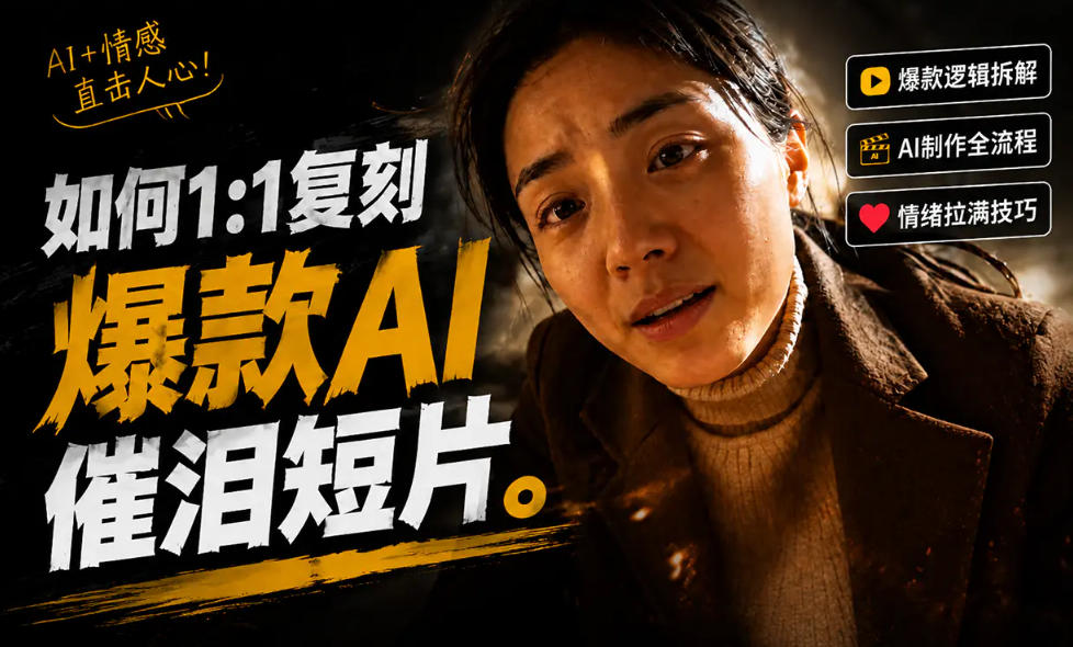 豆包+Gemini生成真人AI短剧-拆解复刻百万爆款第一人称短片,一站式讲透爆款复刻全流程-桀创项目掘金社