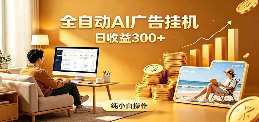 AI风口项目，全程解放双手，后台自动运行赚取收益，每天稳定收益300+-桀创项目掘金社