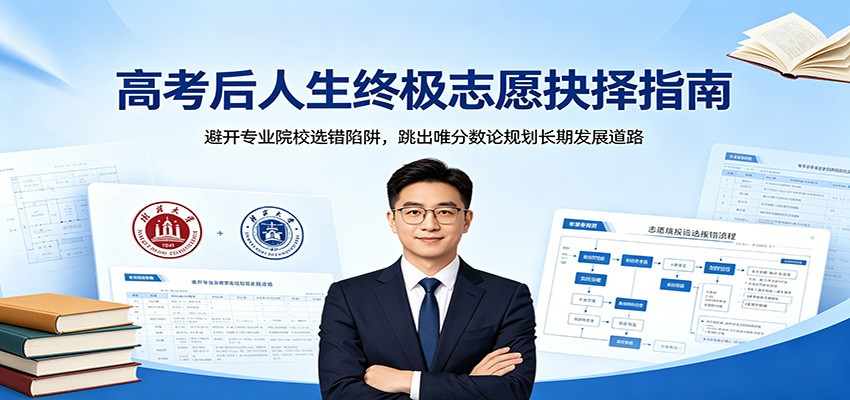 高考后人生终极志愿抉择指南:避开专业院校选错陷阱,跳出唯分数论规划长期发展道路-桀创项目掘金社