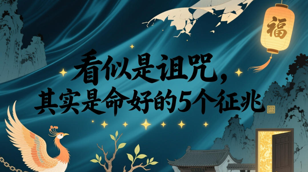 付费文章：看似是诅咒，其实是命好的5个征兆-桀创项目掘金社
