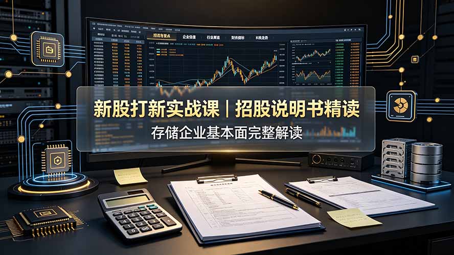 付费文章:新股打新实战课|招股说明书精读,存储企业基本面完整解读-桀创项目掘金社