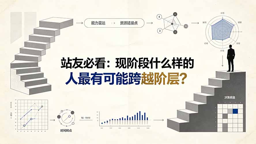 付费文章：站友必看：现阶段什么样的人最有可能跨越阶层?-桀创项目掘金社