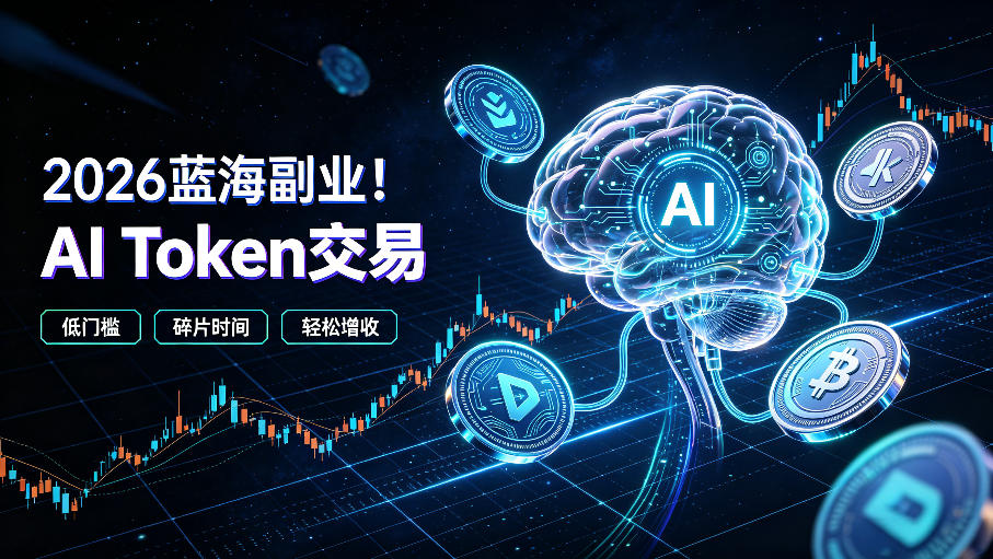 2026全新风口副业｜AI智能Token交易，空闲时间轻松 賺 收益，无需全天盯盘【揭秘】-桀创项目掘金社