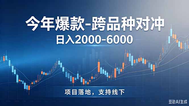 跨品种最新对冲震撼首发!日收益2000-6000+,项目绿色长久,安全稳健,合规靠谱,可批量放大-桀创项目掘金社