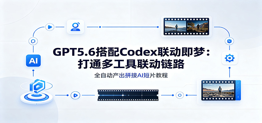 GPT5.6搭配Codex联动即梦：打通多工具联动链路，全自动产出拼接AI短片教程-桀创项目掘金社