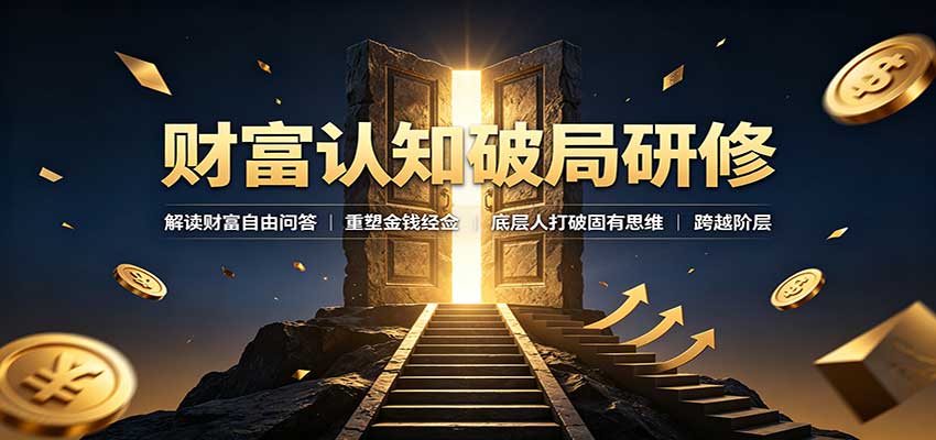 财富认知破局研修：解读”孙割”，重塑金钱观念，底层人打破固有思维跨越阶层-桀创项目掘金社
