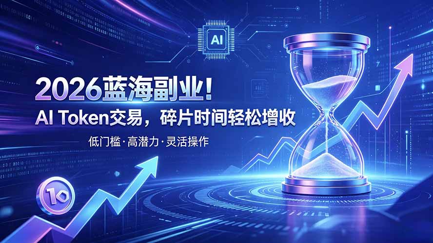 AI Token算力赛道！普通人可入局的数字副业-桀创项目掘金社