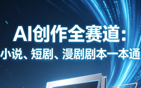 AI创作全赛道：小说、短剧、漫剧剧本一本通(更新7月)-桀创项目掘金社