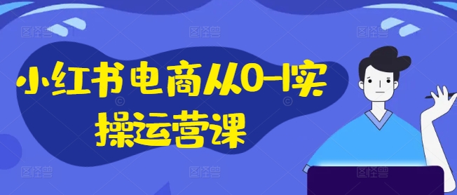 小红书电商从0-1实操运营课，小红书手机实操小红书/IP和私域课/小红书电商电脑实操板块等-桀创项目掘金社