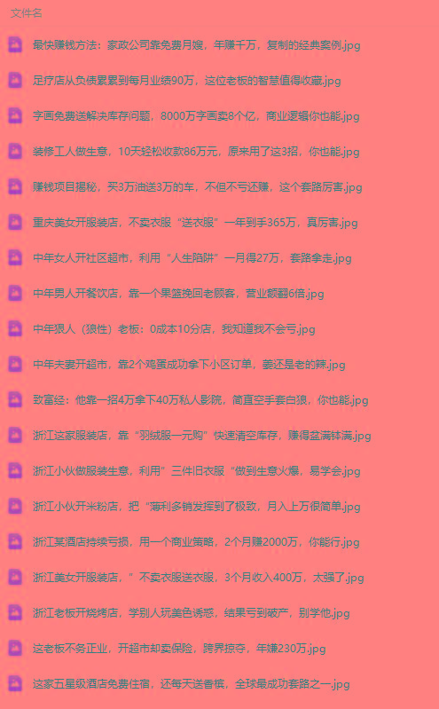 图片[1]-(9607期)真实有效391套商业模式，年入几十到几百万案例解析(电子书+视频+图文)-桀创项目掘金社
