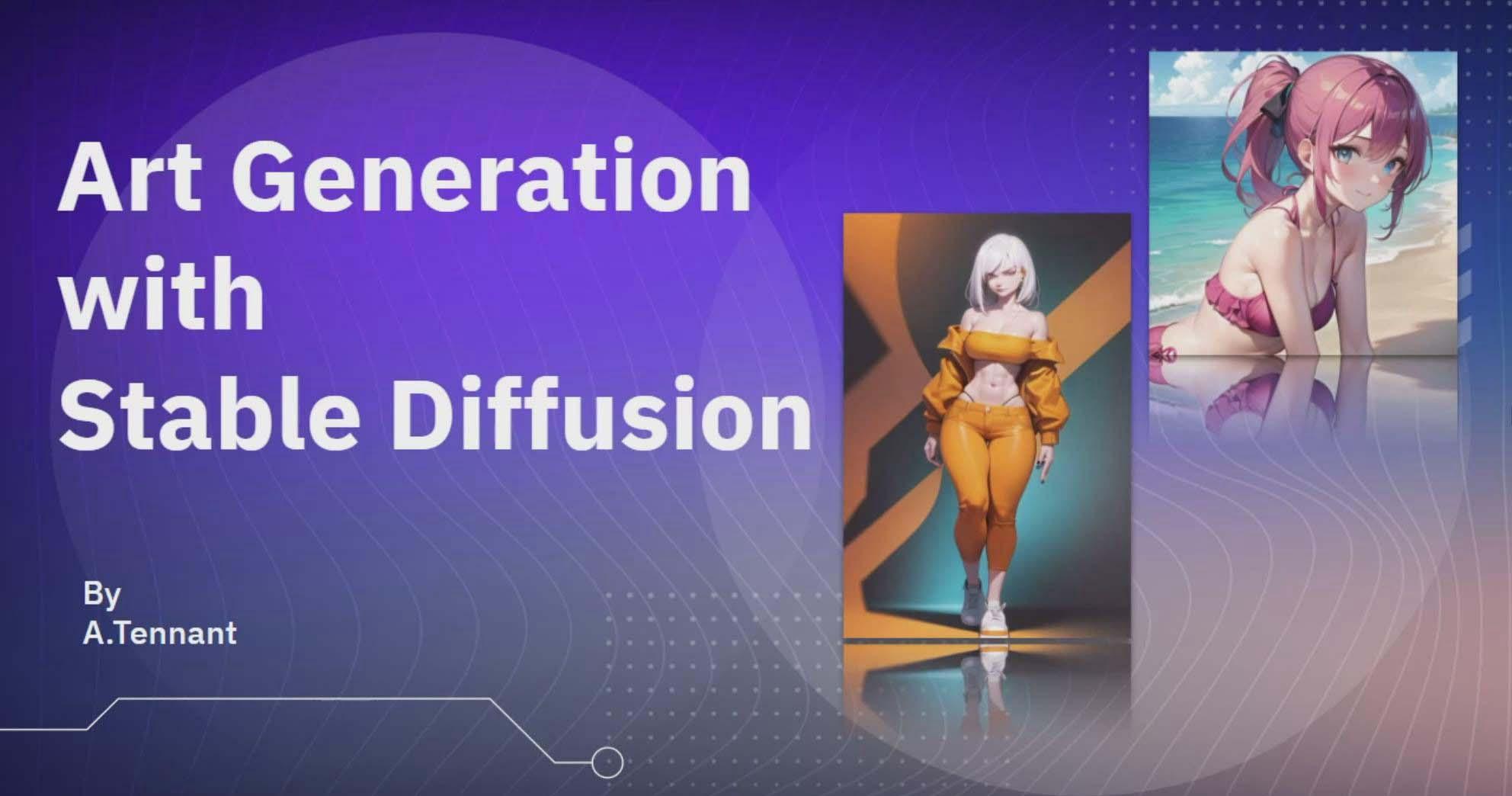 图片[1]-利用Stable Diffusion AI人工智能生成动漫艺术分步教程-14节课-中英字幕-桀创项目掘金社