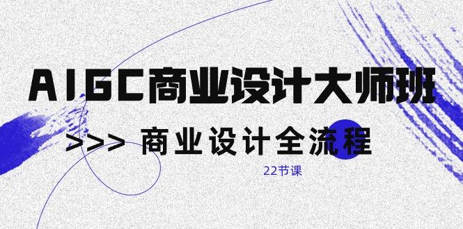 AIGC-商业设计大师班，商业设计全流程(22节课-桀创项目掘金社