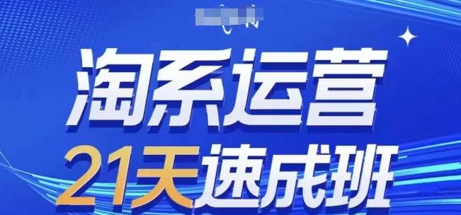 淘系运营21天速成班(更新24年6月)，0基础轻松搞定淘系运营，不做假把式-桀创项目掘金社