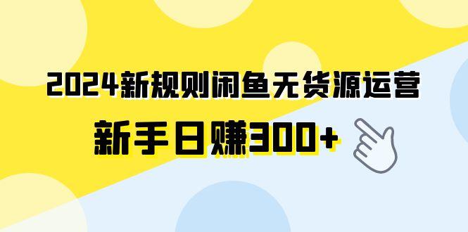 (9522期)2024新规则闲鱼无货源运营新手日赚300+-桀创项目掘金社