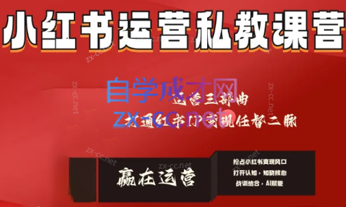 赢在运营·小红书IP变现运营私教课-桀创项目掘金社