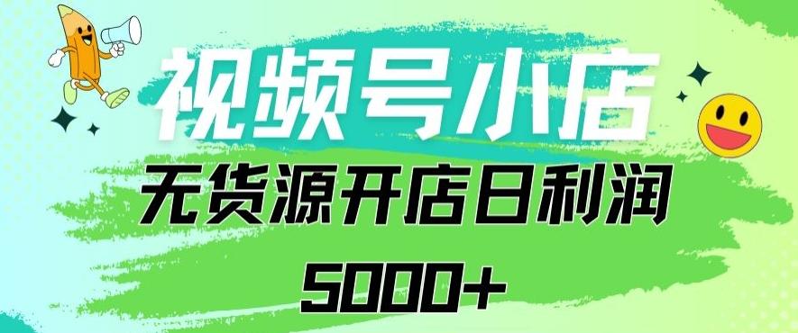 视频号无货源小店从0到1日订单量千单以上纯利润稳稳5000+【揭秘】-桀创项目掘金社
