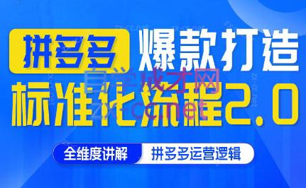 云杉老师·拼多多爆款打造标准化流程2.0-桀创项目掘金社