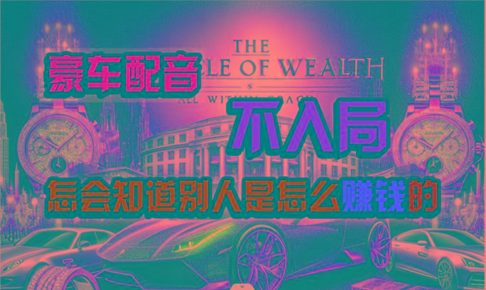 炫富神器，简单无脑粘贴复制，闷声发财，当天见收益，无上限封顶-桀创项目掘金社