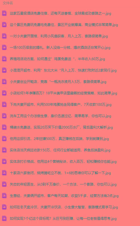 图片[2]-(9607期)真实有效391套商业模式，年入几十到几百万案例解析(电子书+视频+图文)-桀创项目掘金社