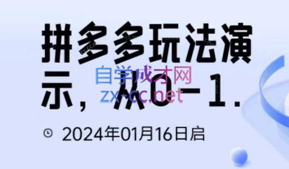 吴老师·拼多多从选品到截流到付费的玩法技巧-桀创项目掘金社