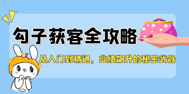 从入门到精通，勾子获客全攻略，业绩飙升的秘密武器-桀创项目掘金社