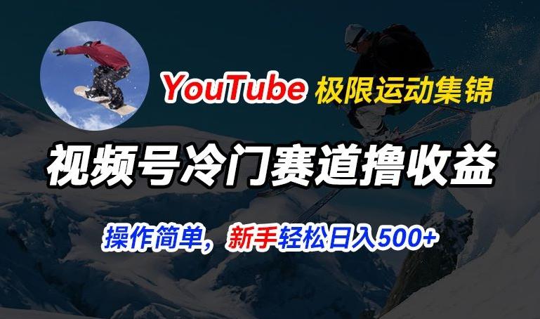 视频号冷门赛道撸收益，YouTube搬运极限运动集锦，暴力起号，操作简单流量高，轻松日入5张【揭秘】-桀创项目掘金社