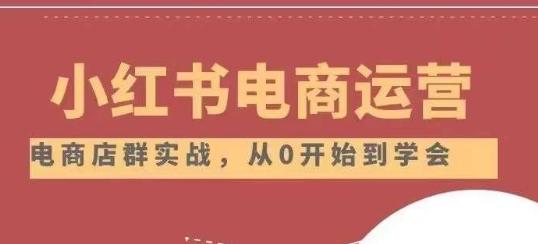 小红书店铺运营从小白到大神2.0，从入门到精通-桀创项目掘金社