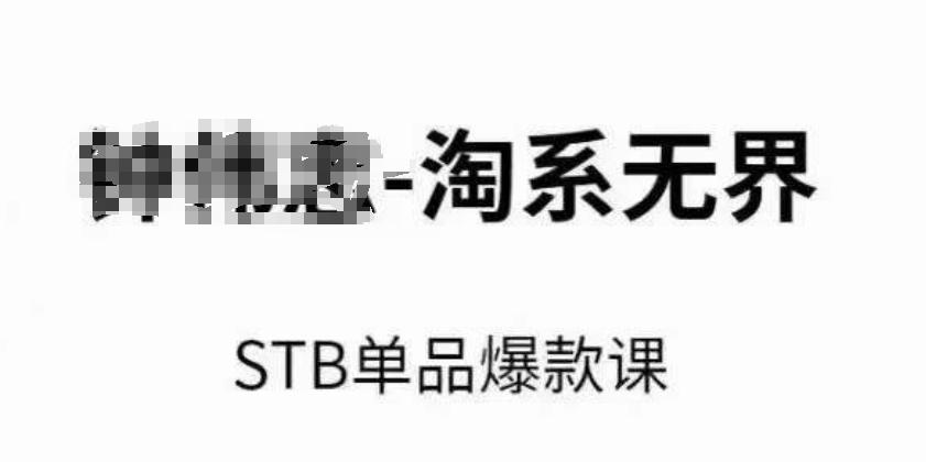 淘系无界STB单品爆款课(2024)，付费带动免费的核心逻辑，万相台无界关键词推广/精准人群的核心-桀创项目掘金社