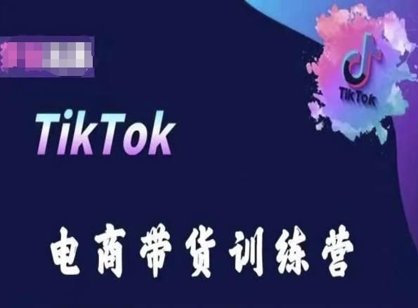 TikTok电商带货训练营，跟随时代潮流，跨境掘金-桀创项目掘金社