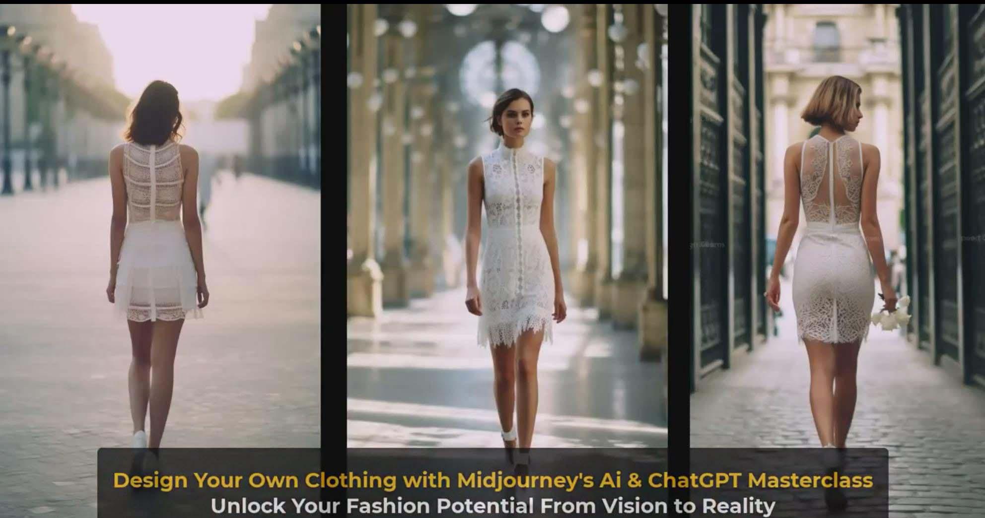 图片[2]-利用 Midjourneys Ai 人工智能设计自己的服装AI大师班-10节课-中英字幕-桀创项目掘金社
