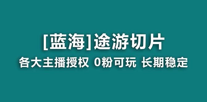 抖音途游切片，龙年第一个蓝海项目，提供授权和素材，长期稳定，月入过万-桀创项目掘金社