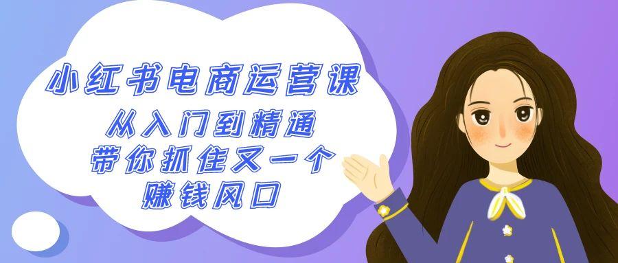 2024小红书电商运营课，从入门到精通，带你抓住又一个赚钱风口(50节课)-桀创项目掘金社