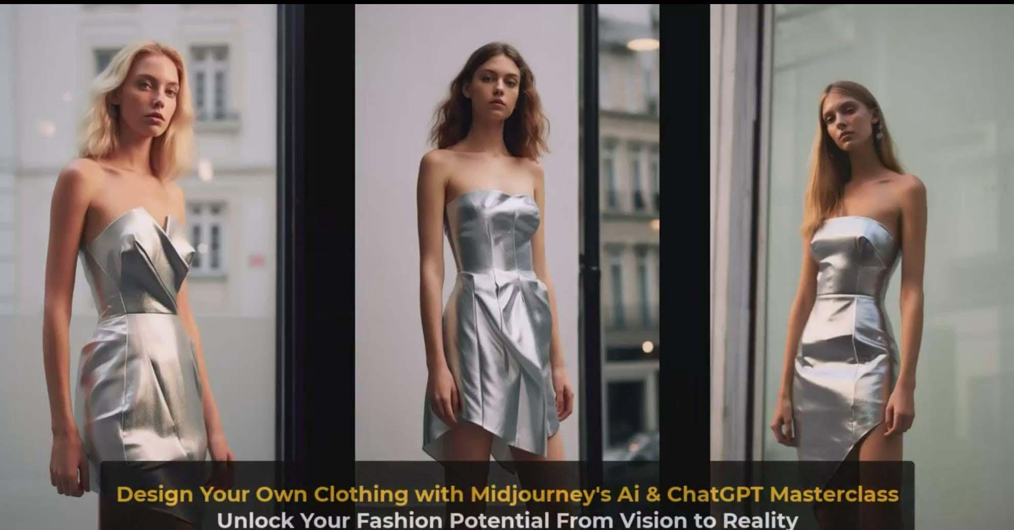 图片[8]-利用 Midjourneys Ai 人工智能设计自己的服装AI大师班-10节课-中英字幕-桀创项目掘金社