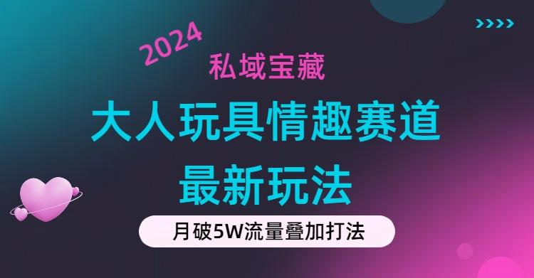 私域宝藏：大人玩具情趣赛道合规新玩法，零投入，私域超高流量成单率高-桀创项目掘金社