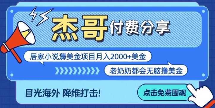 拆解海外撸美金项目月入2000美刀详细指导-桀创项目掘金社