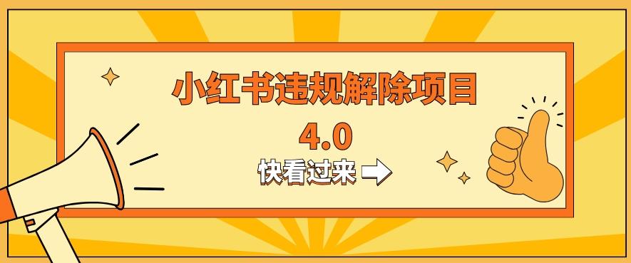 小红书违规掘金蓝海项目，日入800+（附带引流办法及解除办法）-桀创项目掘金社