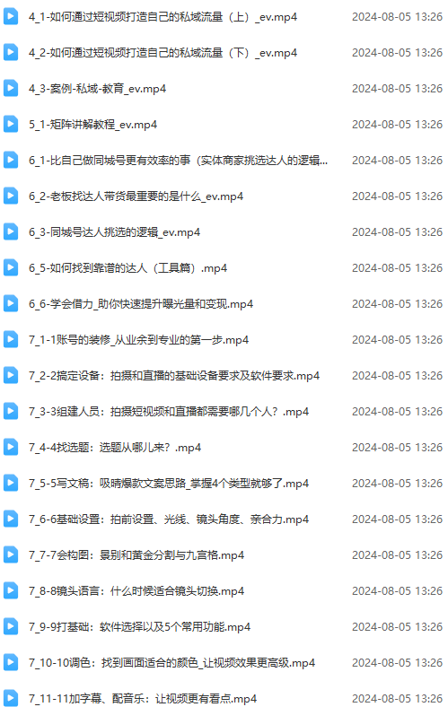 图片[2]-实体店老板获客特训营：认知、定位、文案、矩阵、直播、AI等(72节-桀创项目掘金社