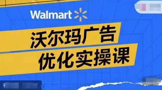 沃尔玛广告优化实操课，广告报告实操讲解，广告如何提高转化和ROAS等-桀创项目掘金社