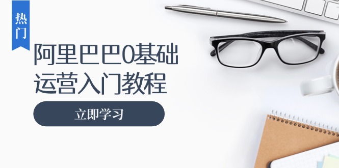 阿里巴巴运营零基础入门教程：涵盖开店、运营、推广，快速成为电商高手-桀创项目掘金社