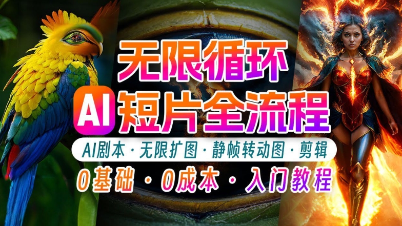 AI剪辑无限循环画面：新手轻松月入上万的秘技【揭秘】-桀创项目掘金社