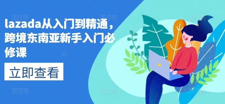 lazada从入门到精通，跨境东南亚新手入门必修课-桀创项目掘金社